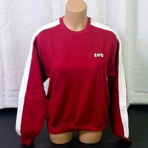 Victoria's Secret PINK Ivy Fleece Classic Crew Pullover Sweatshirt XS NWT